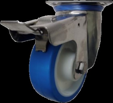 stainless steel stem casters